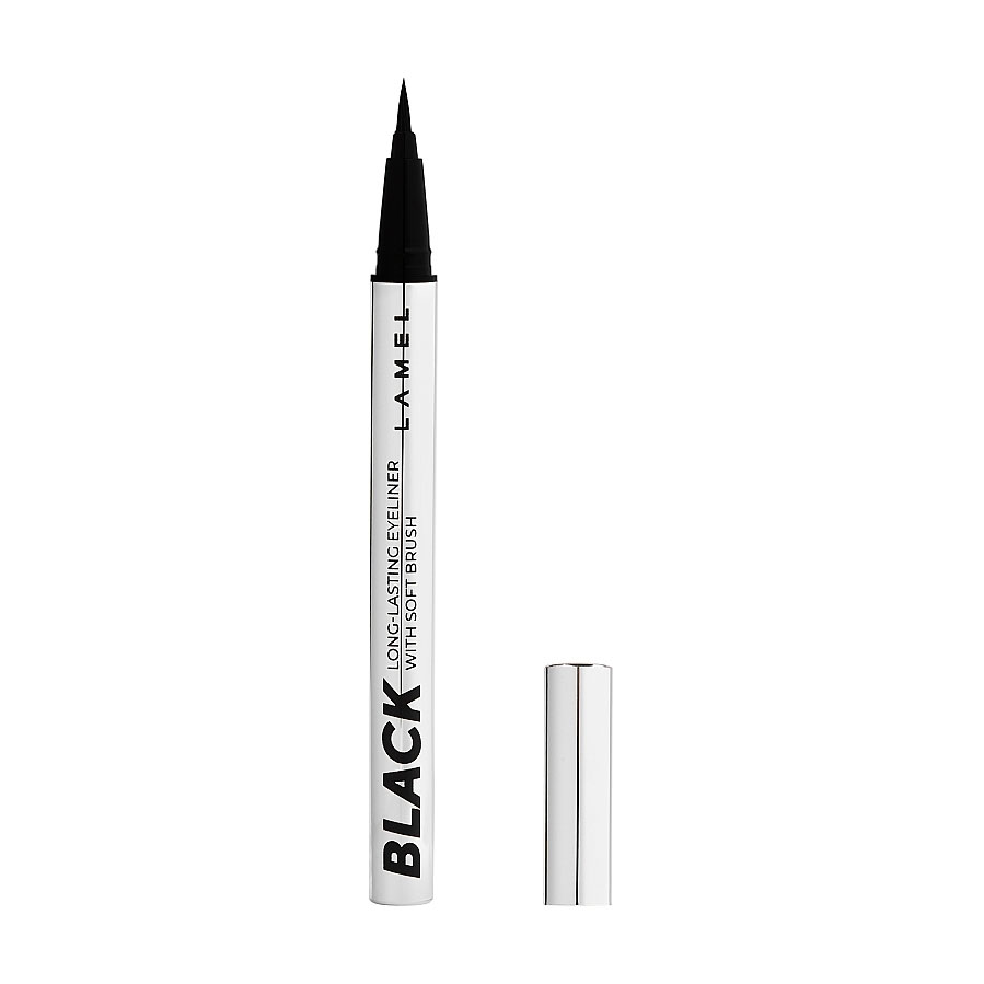 Підводка для повік LAMEL Make Up Long-Lasting Eyeliner with Soft Brush, Black, 0.6 мл